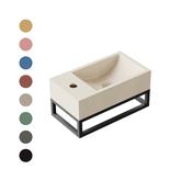 ENTERO Concrete Basin - Wall Mounted With Frame image
