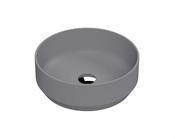 Round Vessel Matt Grey