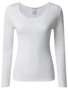 Vedoneire 2222 Brushed Thermal Long Sleeve Top WHITE | Mc Ginleys image
