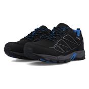 Hi-Tec Mens Ripper Low Waterproof Trainer Black/Blue | Mc Ginleys image