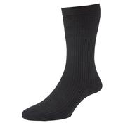 H J Hall Socks HJ91 Original Softop Cotton (6-11) Black | Mc Ginleys image