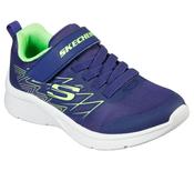 Skechers Infant 403770N/NVLM Microspec Texlor Navy | Mc Ginleys image