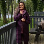 Relax and Renew Alexia Padded Coat Plum | Mc Ginleys image