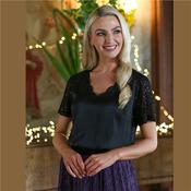 Rant &amp; Rave Clara Top Black | Mc Ginleys image