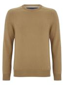 DG's Drifter Light Brown Long Sleeve Crew Neck Sweater | Mc Ginleys