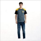 Naomh Ultan Oslo T-Shirt Black / Amber / White | Mc Ginleys image