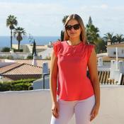 Rant and Rave Dora Top Coral | Mc Ginleys image