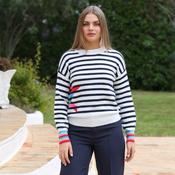 Rant and Rave Darel Jumper Navy Stripe | Mc Ginleys image