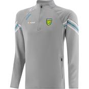 Donegal GAA Mens Weston 184 Brush H/Z Top GRY/GRN | Mc Ginleys