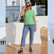 Rant and Rave Eve Crop Mom Jean Denim | Mc Ginleys image