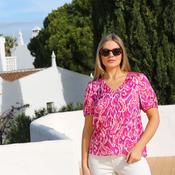 Rant and Rave Rose Top Pink | Mc Ginleys image