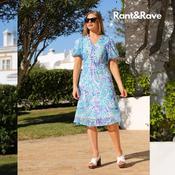 Rant and Rave Alice Dress Blue | Mc Ginleys image