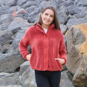 Relax &amp; Renew Carol Teddy Bomber Rust | Mc Ginleys image