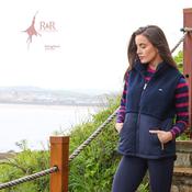 Relax &amp; Renew Mabel Borg Gilet Navy | Mc Ginleys image
