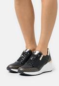 Marco Tozzi 2-23723-41 Black comb Wedge Shoe | Mc Ginleys image