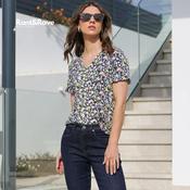 Rant &amp; Rave Lilah Top Navy | Mc Ginleys image