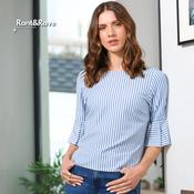 Rant &amp; Rave Romy Top Blue | Mc Ginleys image