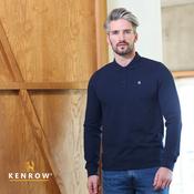 Kenrow Brodie L/S Polo Navy | Mc Ginleys image