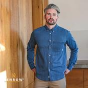 Kenrow Keenan Denim Shirt Mid Blue | Mc Ginleys image