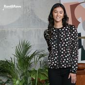 Rant &amp; Rave Isha Top Black | Mc Ginleys image