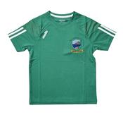 Naomh Columba Adults Tour T-Shirt Emerald / White | Mc Ginleys image
