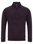 DG's Drifter Dark Purple Long Sleeve Half Zip Top(55222-77) | Mc Ginleys
