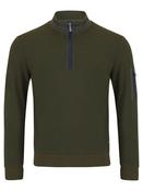 DG's Drifter Green Long Sleeve Half Zip Top(55224-36) | Mc Ginleys