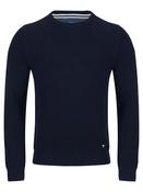 DG's Drifter Navy Long Sleeve Crew Neck Sweater | Mc Ginleys image