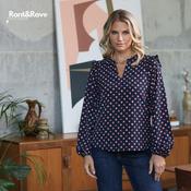 Rant &amp; Rave Taya Top Navy | Mc Ginleys image