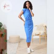 Relax &amp; Renew Anya Dress Colbalt | Mc Ginleys image