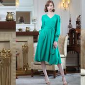 Rant &amp; Rave Bella Dress Green | Mc Ginleys image
