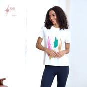 Relax &amp; Renew Delaney Tee White | Mc Ginleys image