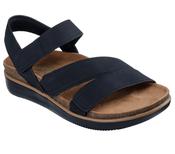 Skechers 163252 lifted Comfort Sandal Black | Mc Ginleys