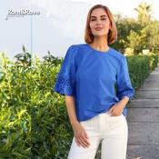 Rant and Rave Sutton Top Cobalt Blue | Mc Ginleys image