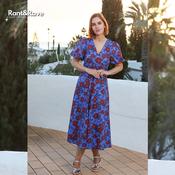 Rant and Rave Kamilia Dress Blue | Mc Ginleys image