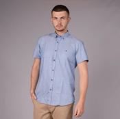 Mineral Andar Chambray Blue S/S Oxford Shirt | Mc Ginleys image