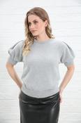 Rant and Rave Victoria Knit Top Silver | Mc Ginleys