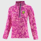 O'Neills Donegal GAA Kids' Imperium Sherpa Half Zip Fleece Top Rosebud/Pink Frosting/Mint | Mc Ginleys image