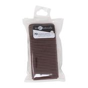Kit &amp; Kaboodle Hair Elastics Brown 70 Pack