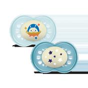 MAM Original Night Soother 6+ Months 2 Pack (Varied Colours) image