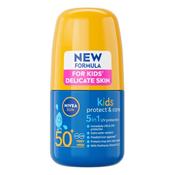 Nivea Sun Kids Protect &amp; Care Roll-On Sun Cream SPF50+ 50ml