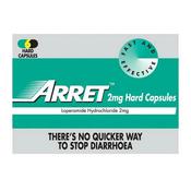 Arret 2mg Diarrhoea Relief Capsules - 6 Pack