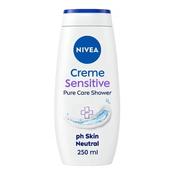 Nivea Rich Moisture Sensitive Shower Cream Gel 250ml image