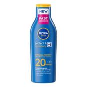 Nivea Sun Protect &amp; Moisture Lotion Sun Cream SPF20 200ml