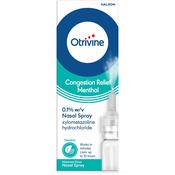 Otrivine Congestion Relief Menthol Nasal Spray image