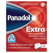 Panadol Extra Film-Coated Tablets 24 Tablets