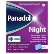 Panadol Night Film-Coated Tablets 20 Tablets