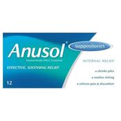 Anusol Suppositories - 12 Pack