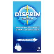 Disprin Original 300Mg Dispersible Tablets - 24 Pack