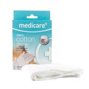 Medicare White Cotton Gloves - Large image